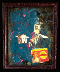 Do Exist - mixed media collage.