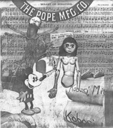 The Pope Mfg Co. - mixed media collage.