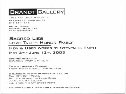 postcard for the show