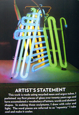 Jeffry Chiplis Butler Institute of American Art Neon Works in the 21st Century