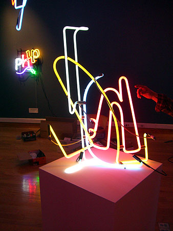 Jeffry Chiplis Butler Institute of American Art Neon Works in the 21st Century