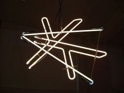 White Dwarf - neon sculpture