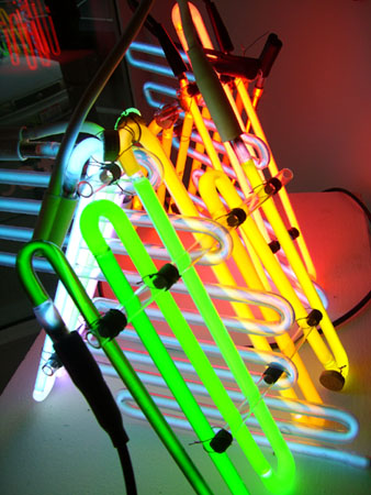 chiplis recent neon sculpture