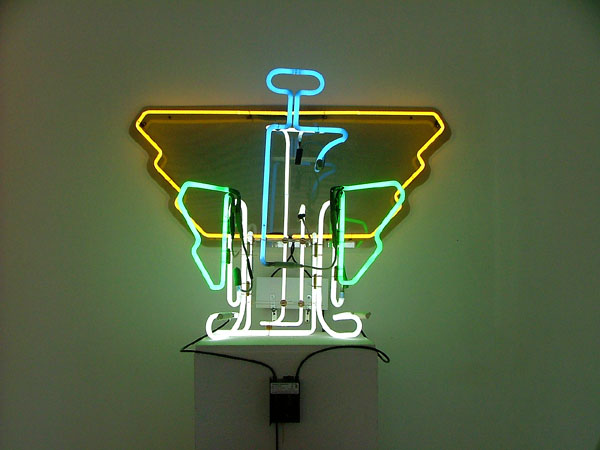 chiplis recent neon sculpture