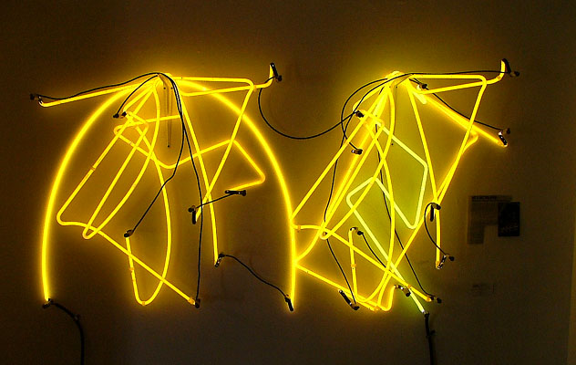 chiplis recent neon sculpture