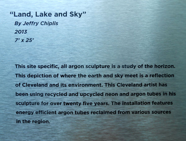 Jeffry Chiplis Land Lake Sky at Cleveland Convention Center