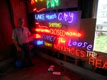 Jeffry Chiplis' Neon Repoetry at Slavic Village Rooms to Let #2 2015