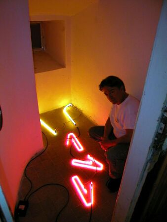 jeff chiplis czech republic neon installation